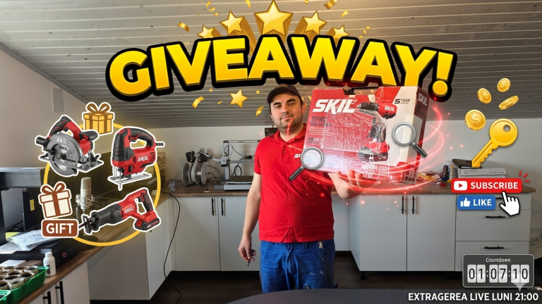 Termeni și Condiții – Giveaway Bormașină SKIL din aprilie 2026